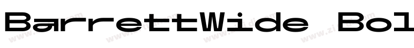 BarrettWide Bold字体转换